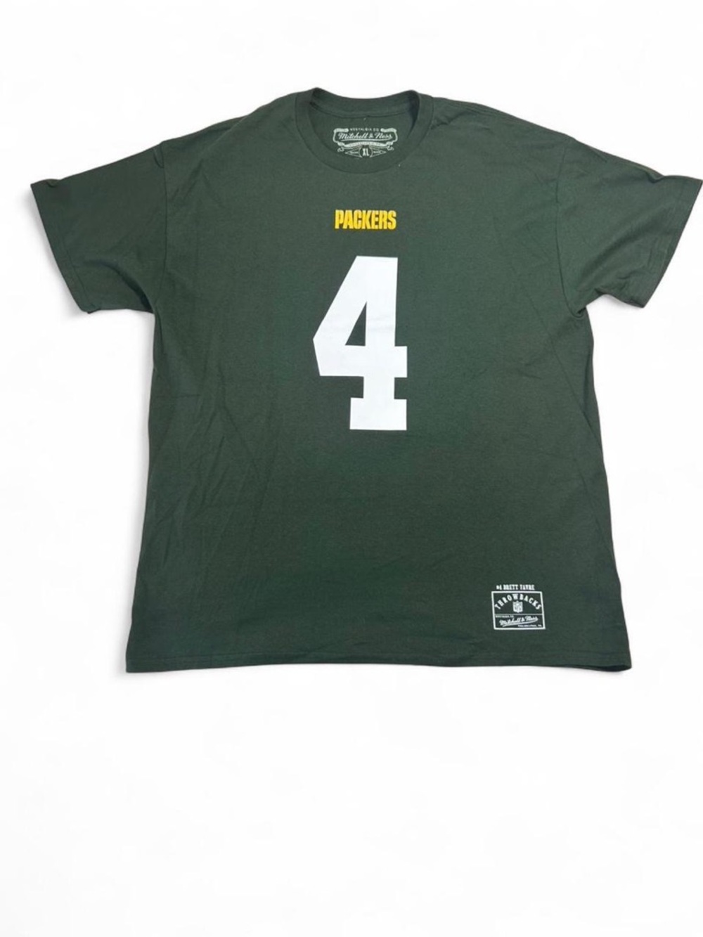 Mitchell & Ness Packers Brett Favre #4 Throwback Tee XL